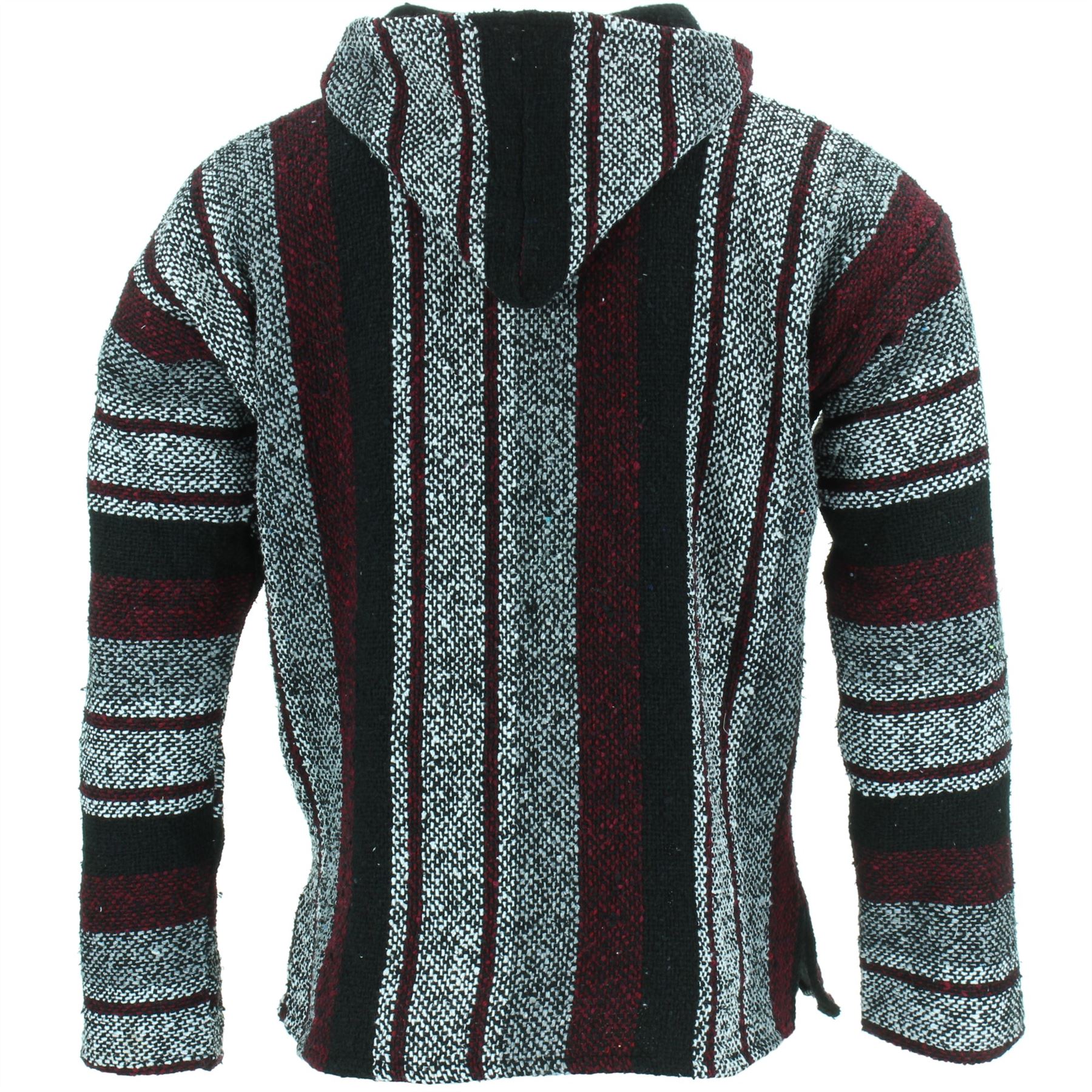 Kapuzenpulli Mexikanisch Baja Jerga Rainbow Drogen Teppich Pulli Siesta Surf