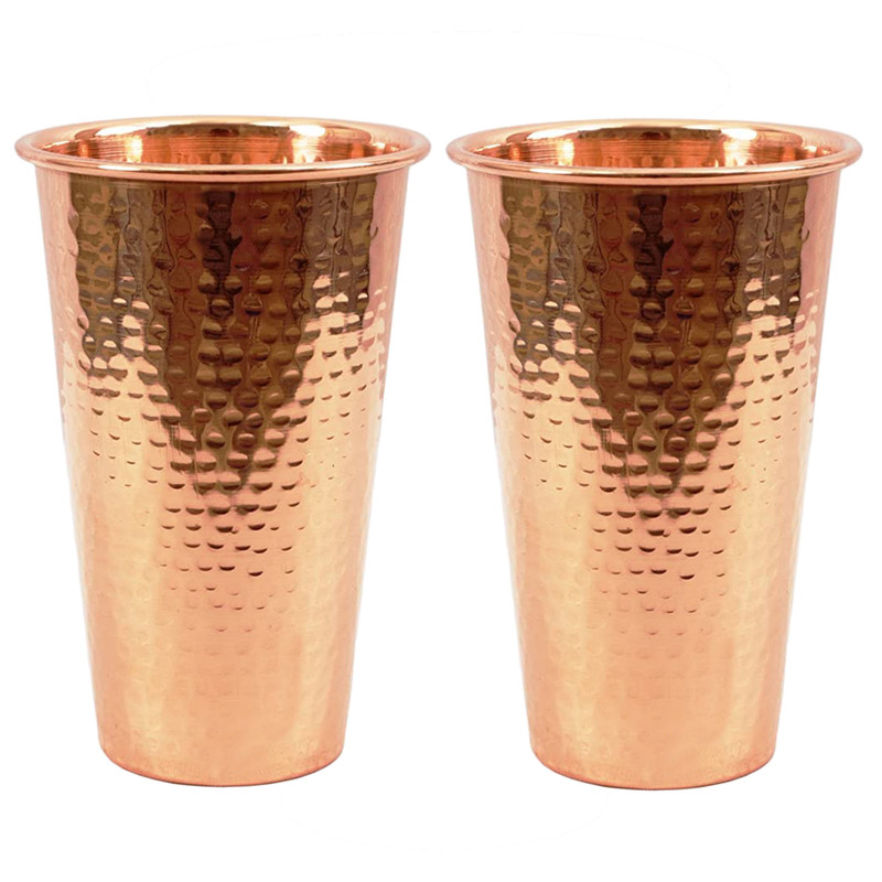 Ayurveda Gesundheit Yoga 100% Kupfer Trinken Glas Cup Becher 300 ML Ayurveda Gesundheit Yoga 100% Kupfer Trinken Glas Cup Becher 300 ML