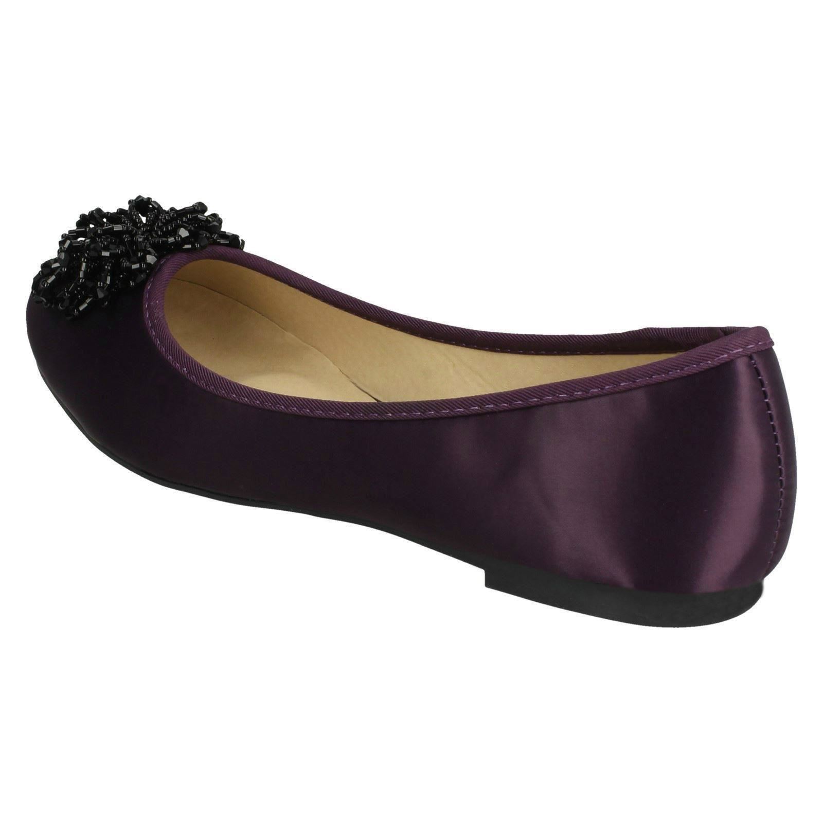 Para Mujer Suela Diva volantes Bailarina E Ajuste simplemente ser