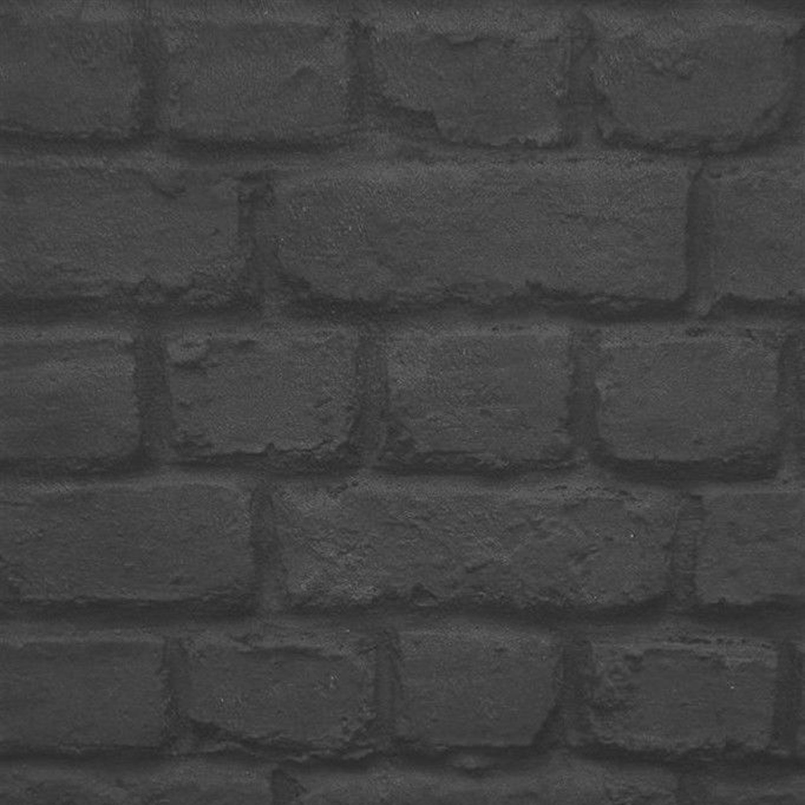 Téléchargement gratuit Images Rustique Brique Effet Papier Peint 10 M Anthracite Noir Argent le plus cool par