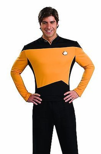 Rubini Star Trek Deluxe Tng Next Generazione Giallo Costume Halloween 888980