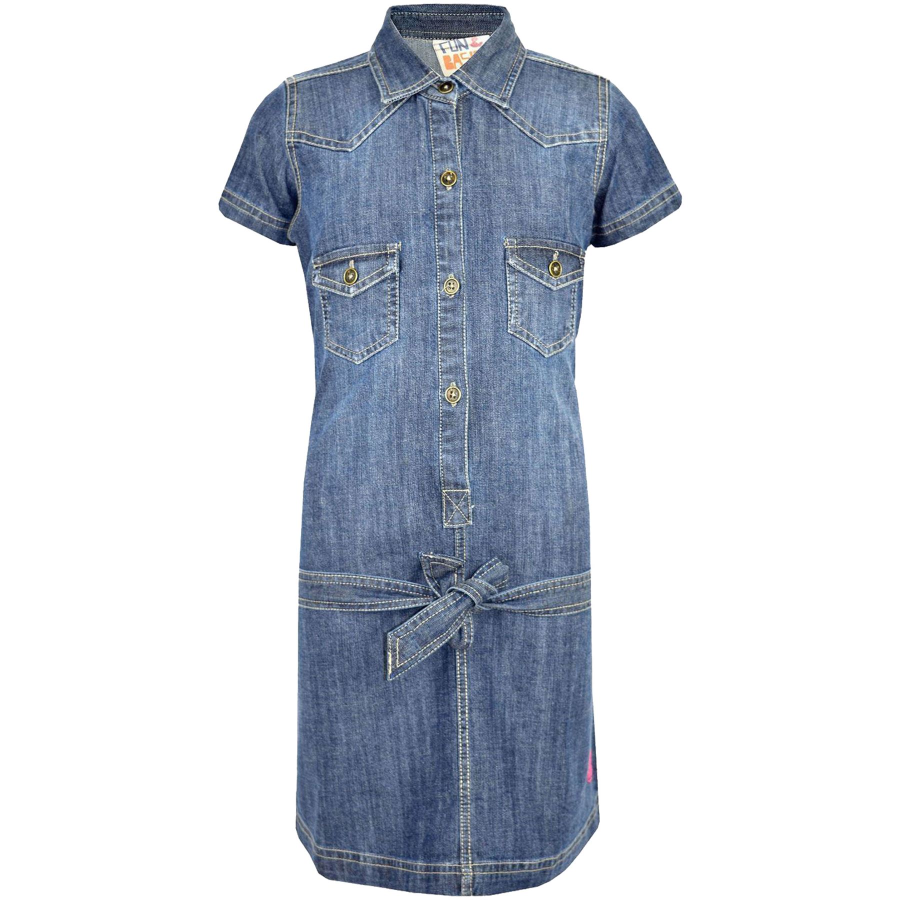 BAMBINI VESTITO BAMBINA Jeans Stile Moda Maniche Corte Moda Abiti Età 3-6  Anni EUR 10,88 - PicClick IT