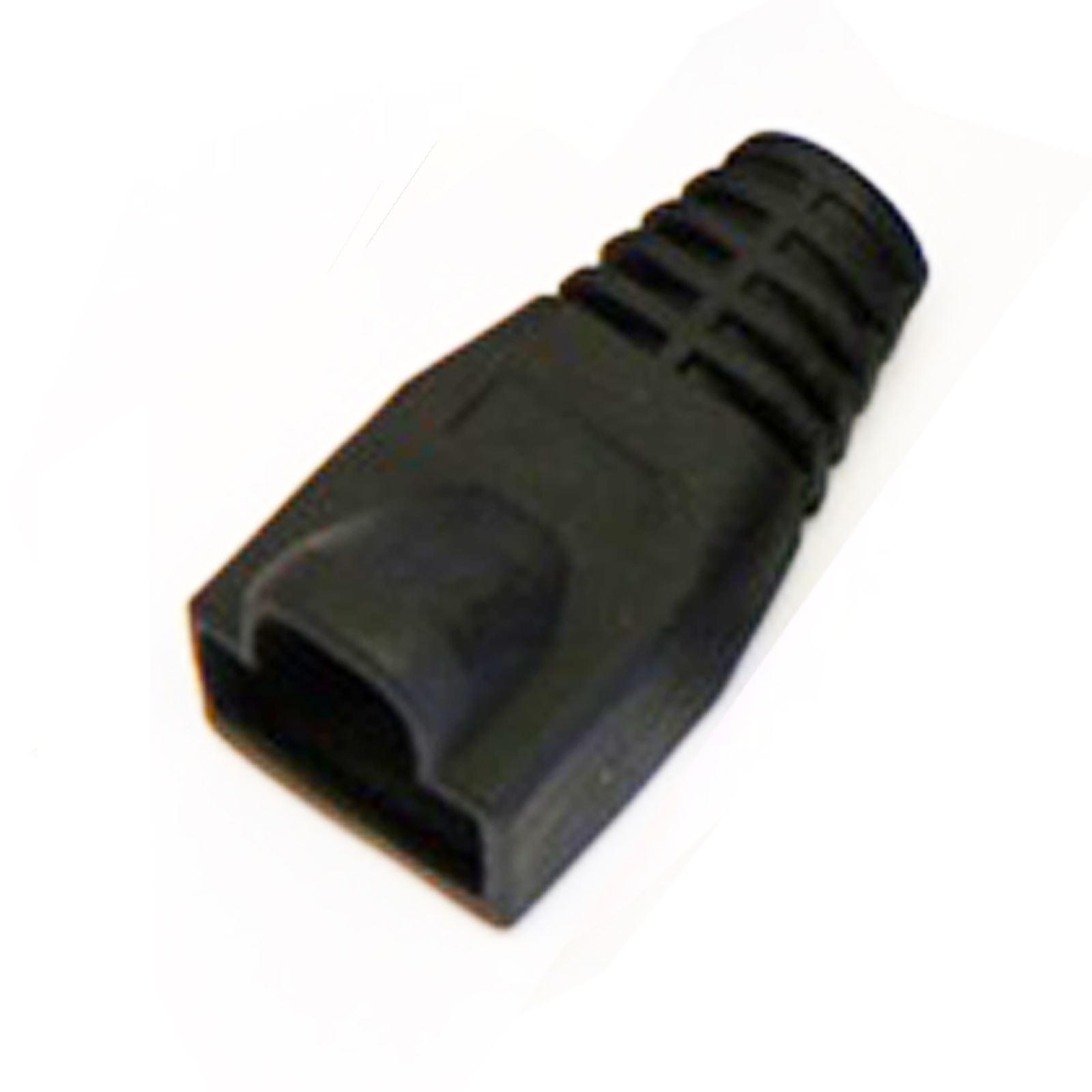 6.5mm RJ45 Coffre 20pk. 'Réseau' Connecteur Noir Éthernet Relief - Picture 2 of 12
