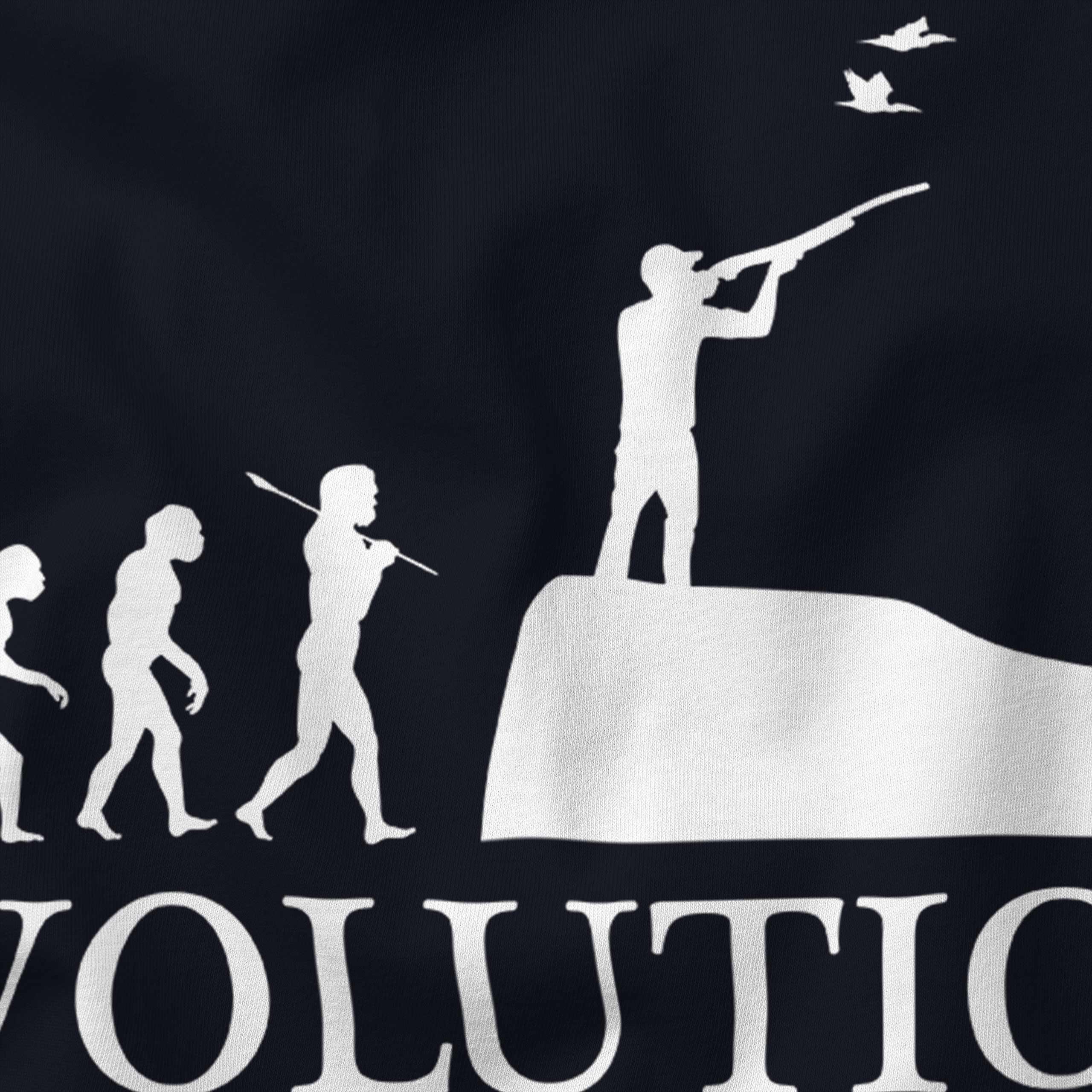 T-Shirt Settantallora J3724 - Maglietta Uomo 'L'Uomo è Nato Per Cacciare' Stampe Originali, Vestibilità Comoda, Ideale Regal