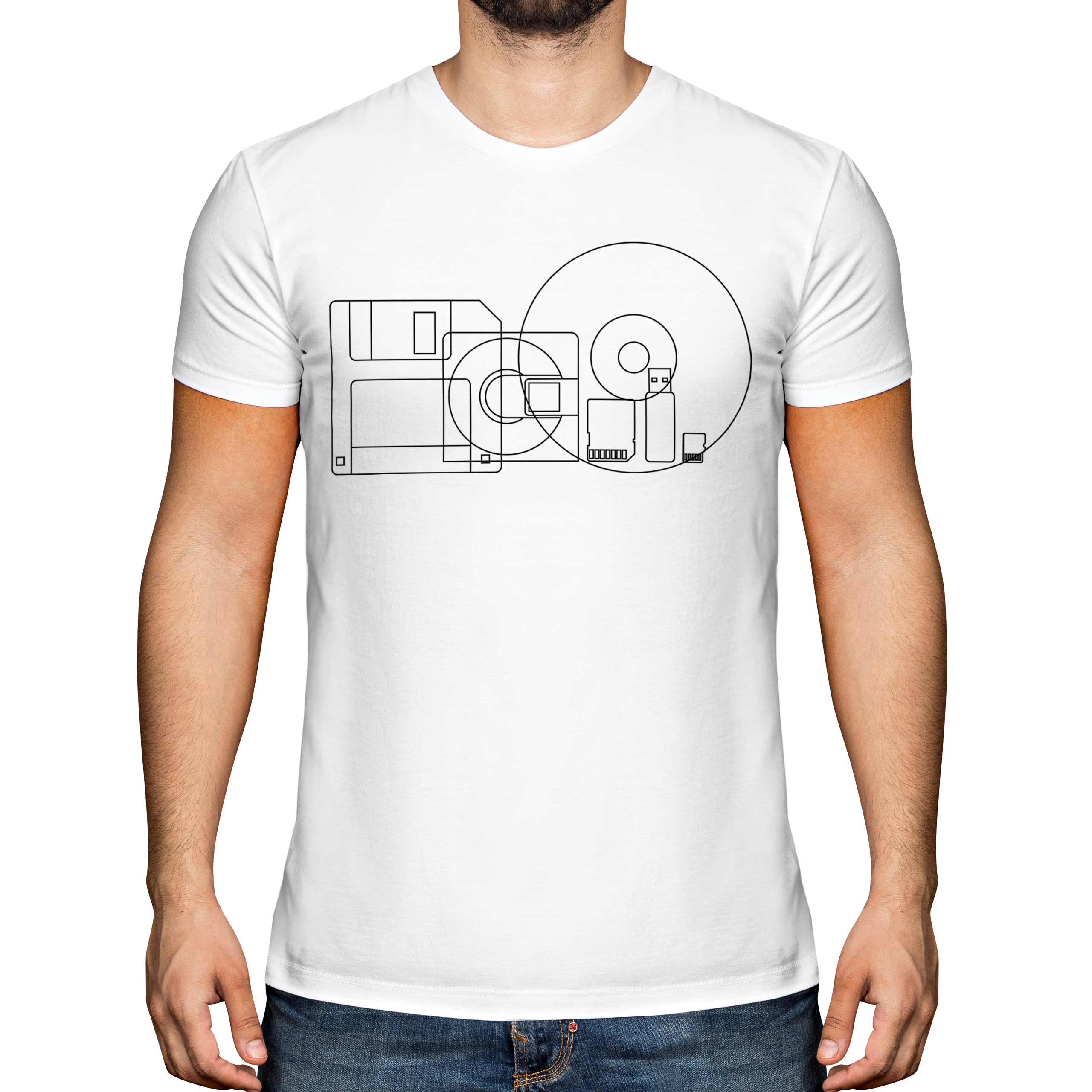 Tecnología Evolución Hombre Camiseta Top Regalo Tech Geek