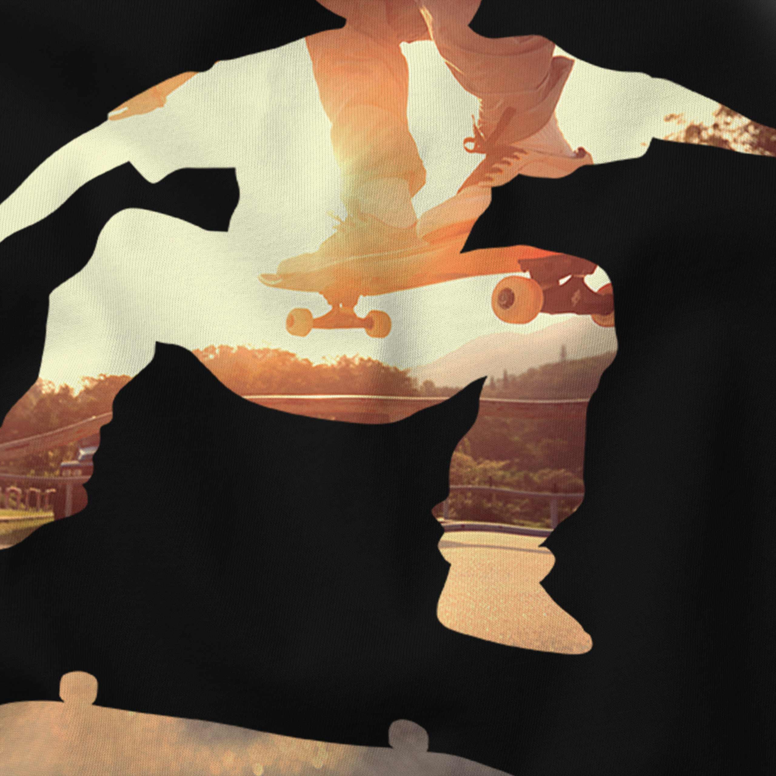 Skateboarder Herren T-Shirt Geschenk Extreme SPORTS Geometrisch - Bild 9 von 21