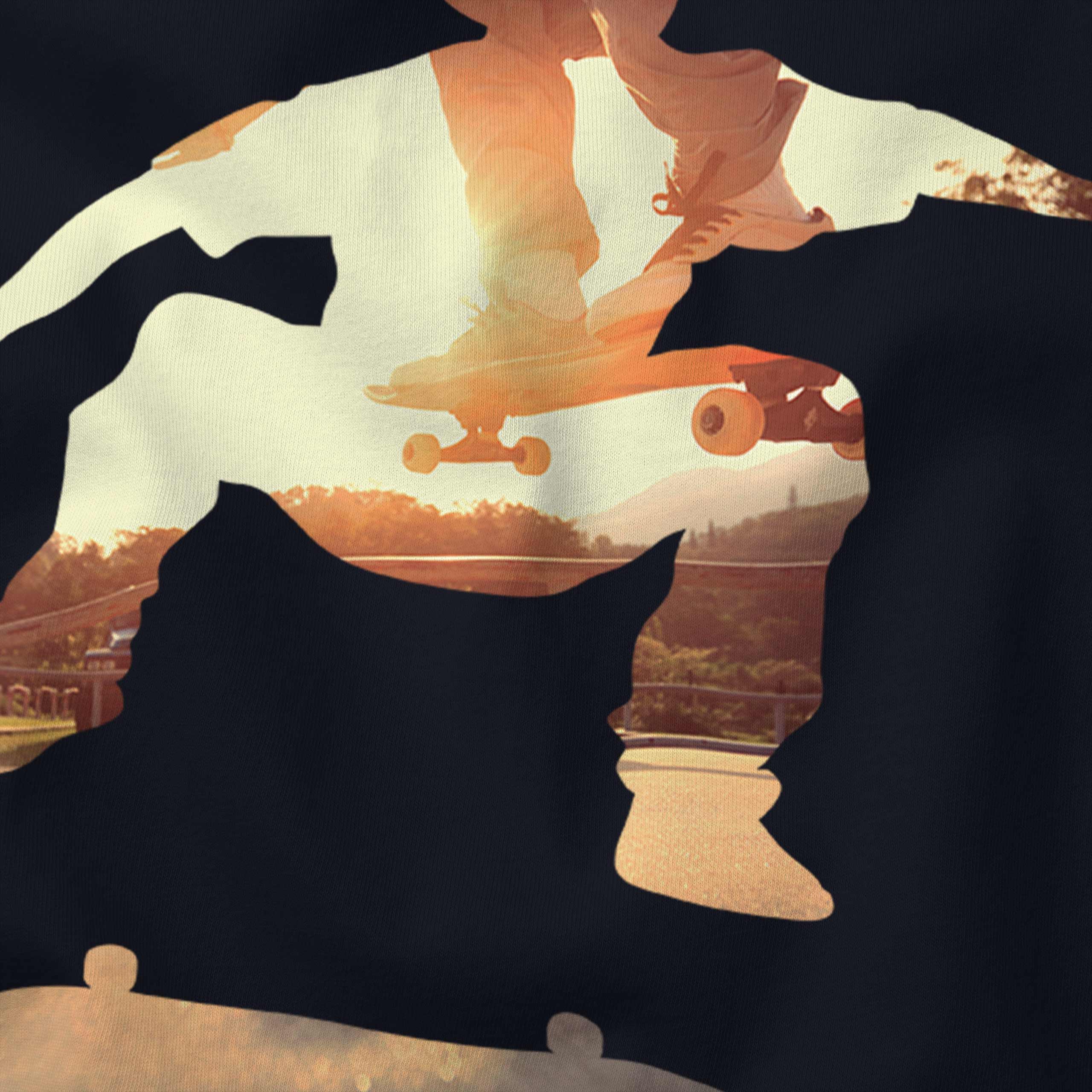 Skateboarder Herren T-Shirt Geschenk Extreme SPORTS Geometrisch - Bild 19 von 21