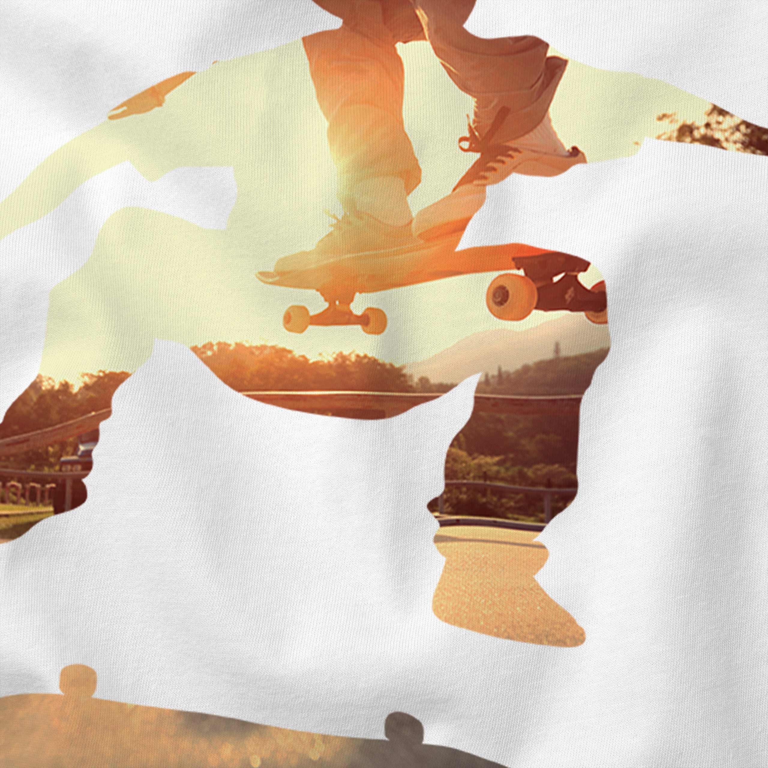 Skateboarder Herren T-Shirt Geschenk Extreme SPORTS Geometrisch - Bild 4 von 21