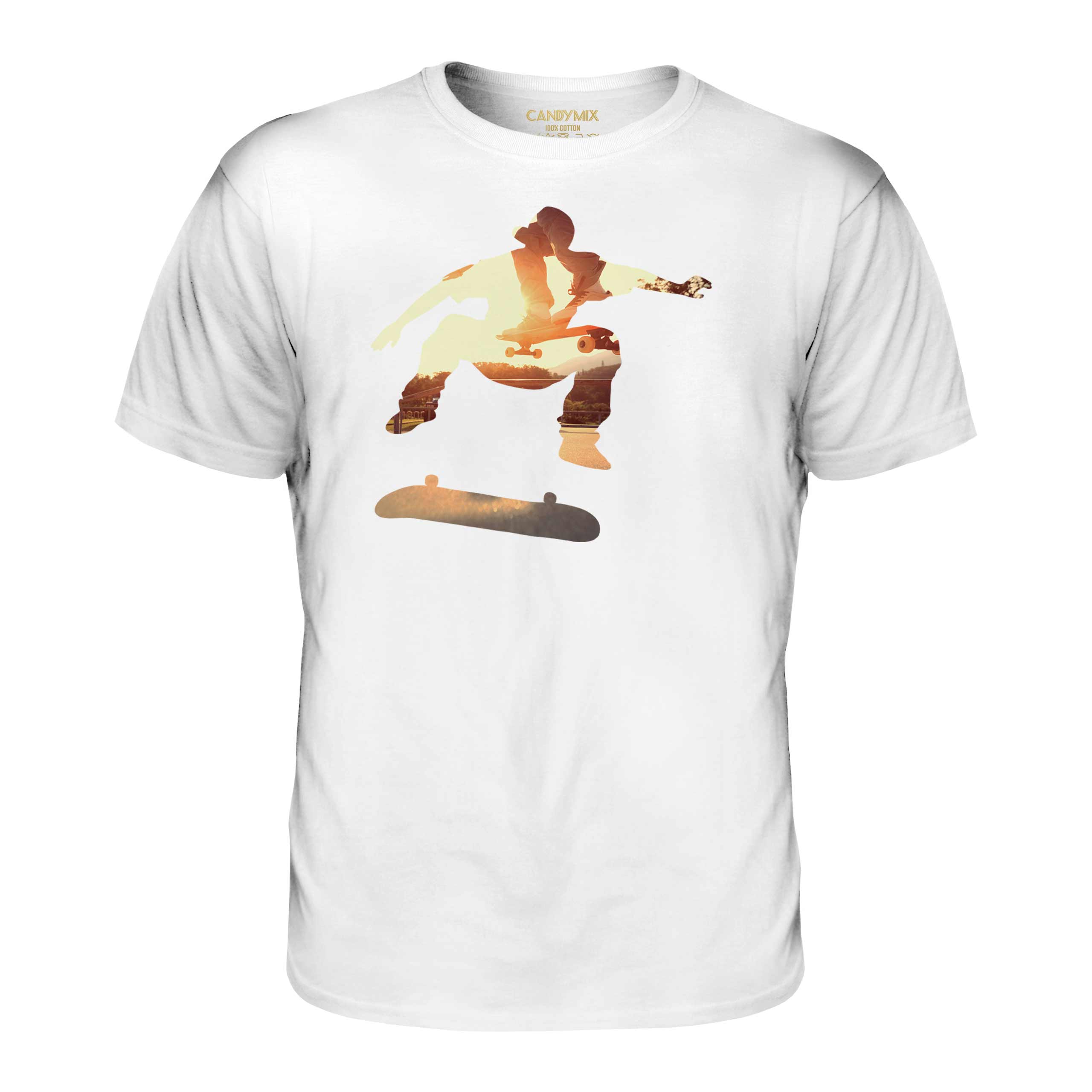 Skateboarder Herren T-Shirt Geschenk Extreme SPORTS Geometrisch - Bild 3 von 21