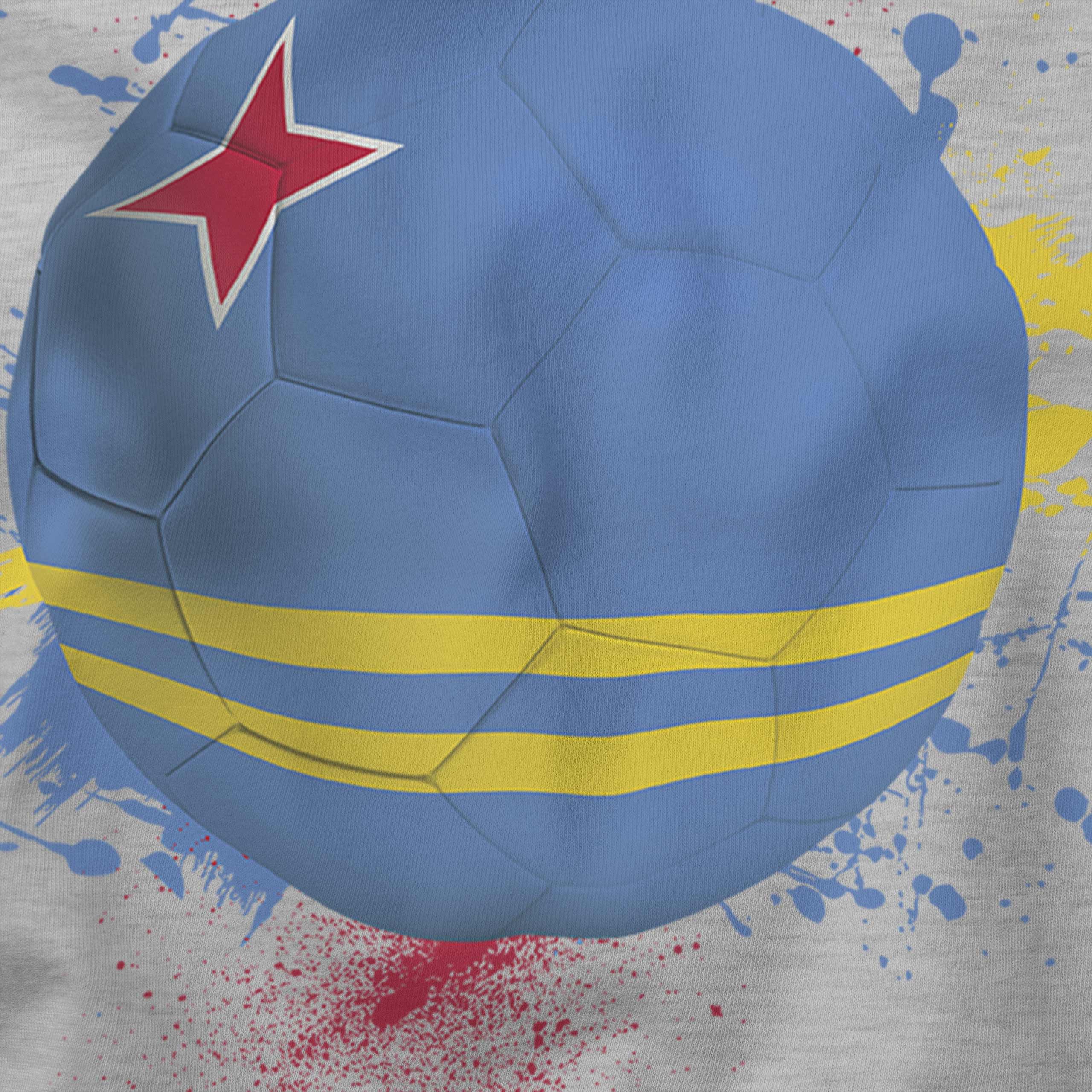 Aruba Football Hommes T-Shirt Cadeau Coupe Du Monde Sport - Picture 14 of 21