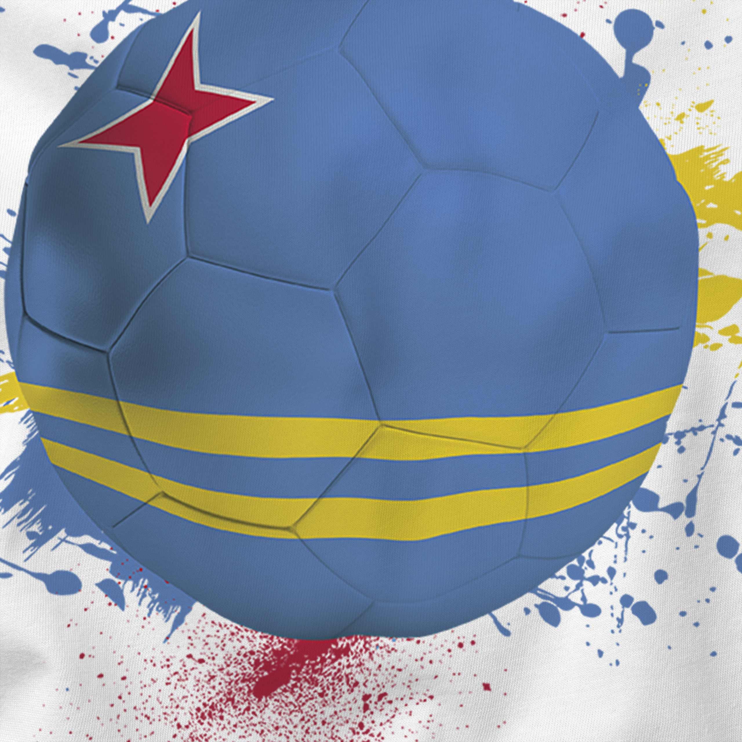 Aruba Football Hommes T-Shirt Cadeau Coupe Du Monde Sport - Picture 4 of 21