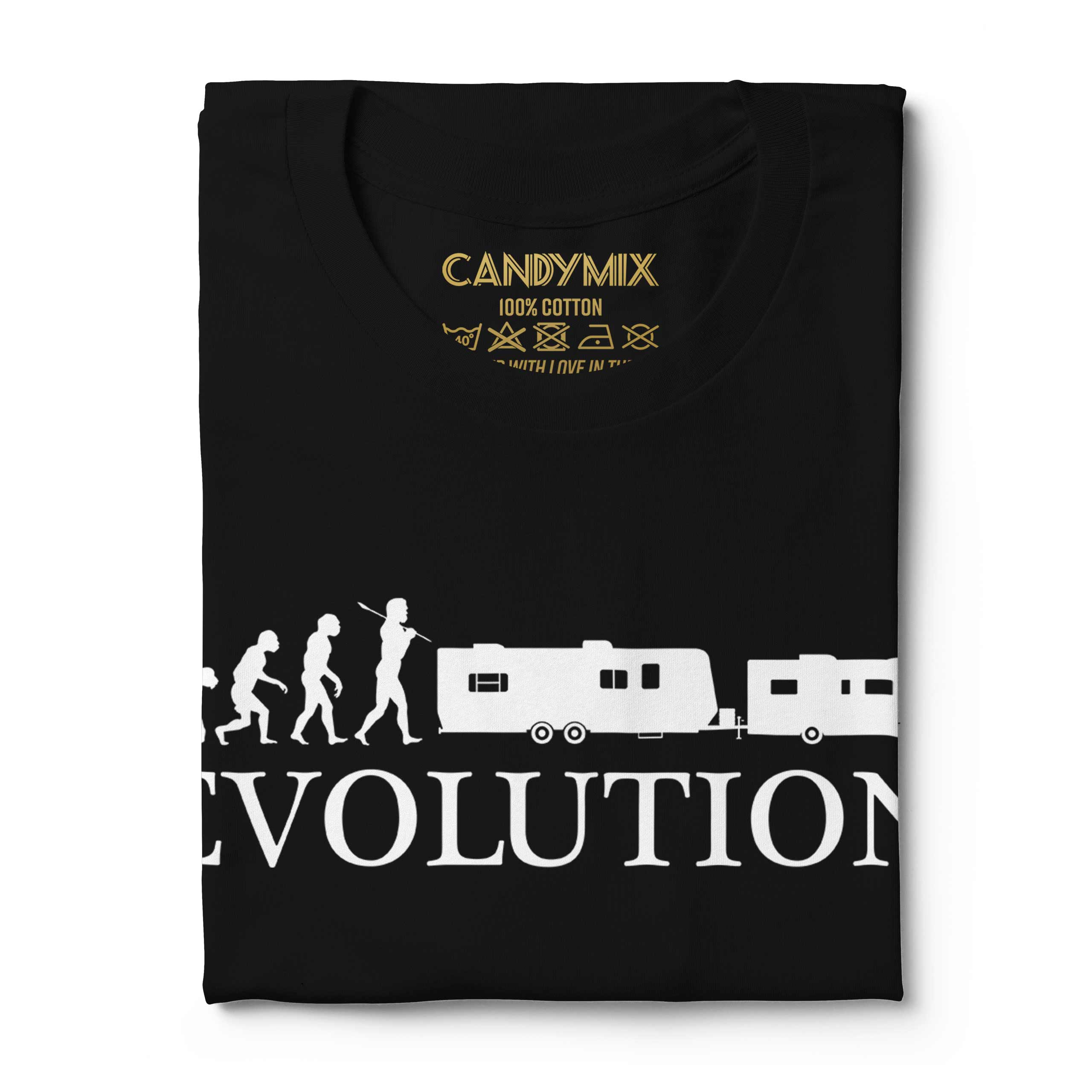 Rv Evolution Of Man Hombre Camiseta Top Regalo Camper Camping - Imagen 10 de 21