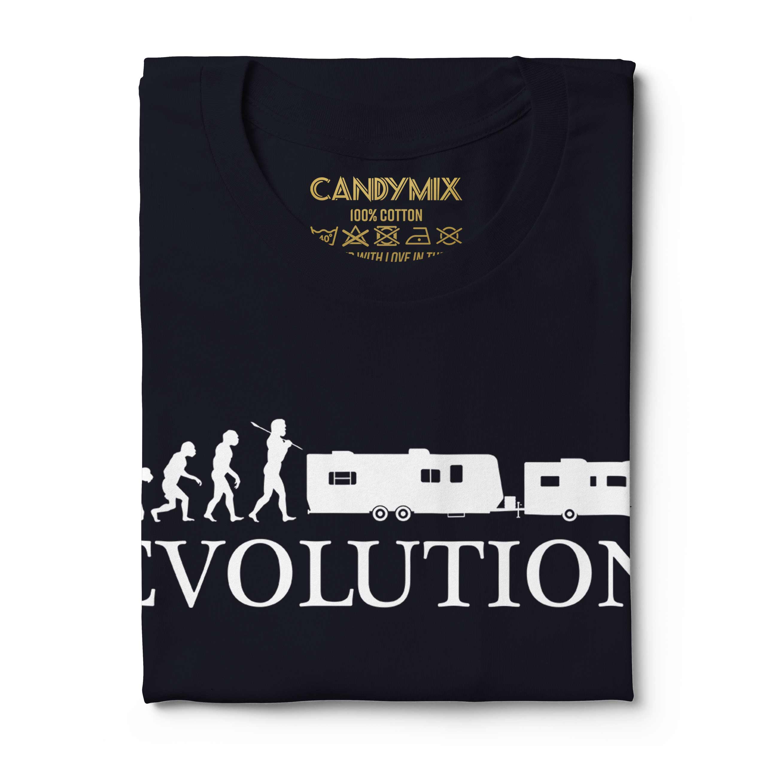 Rv Evolution Of Man Hombre Camiseta Top Regalo Camper Camping - Imagen 20 de 21