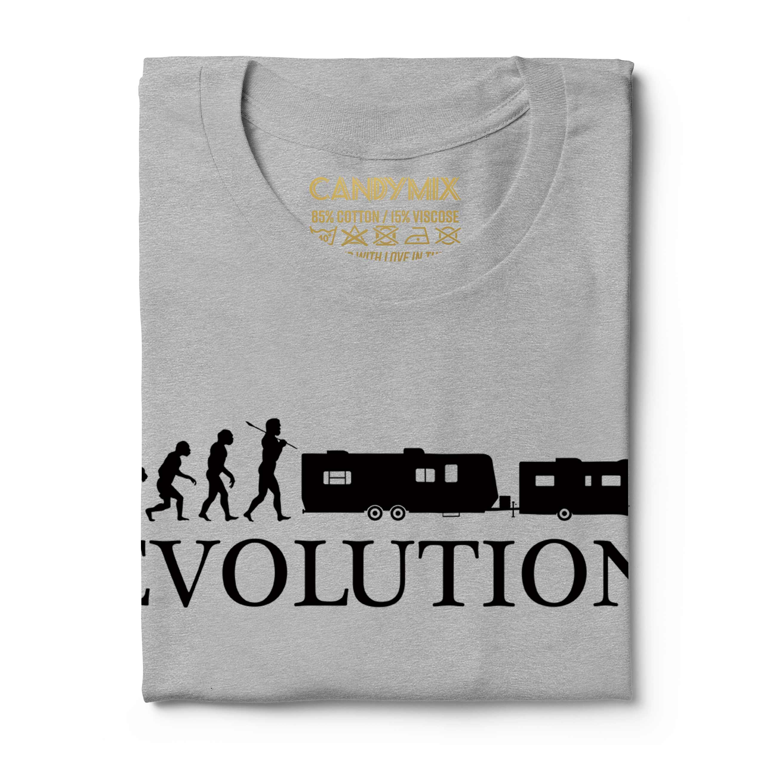 Rv Evolution Of Man Hombre Camiseta Top Regalo Camper Camping - Imagen 15 de 21