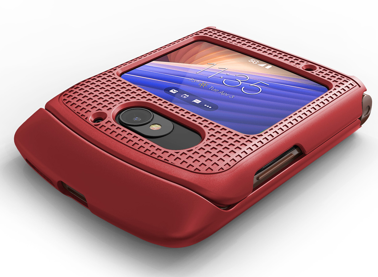 Hard Case Cover + Belt Clip Holster Combo for Motorola RAZR 5G Flip