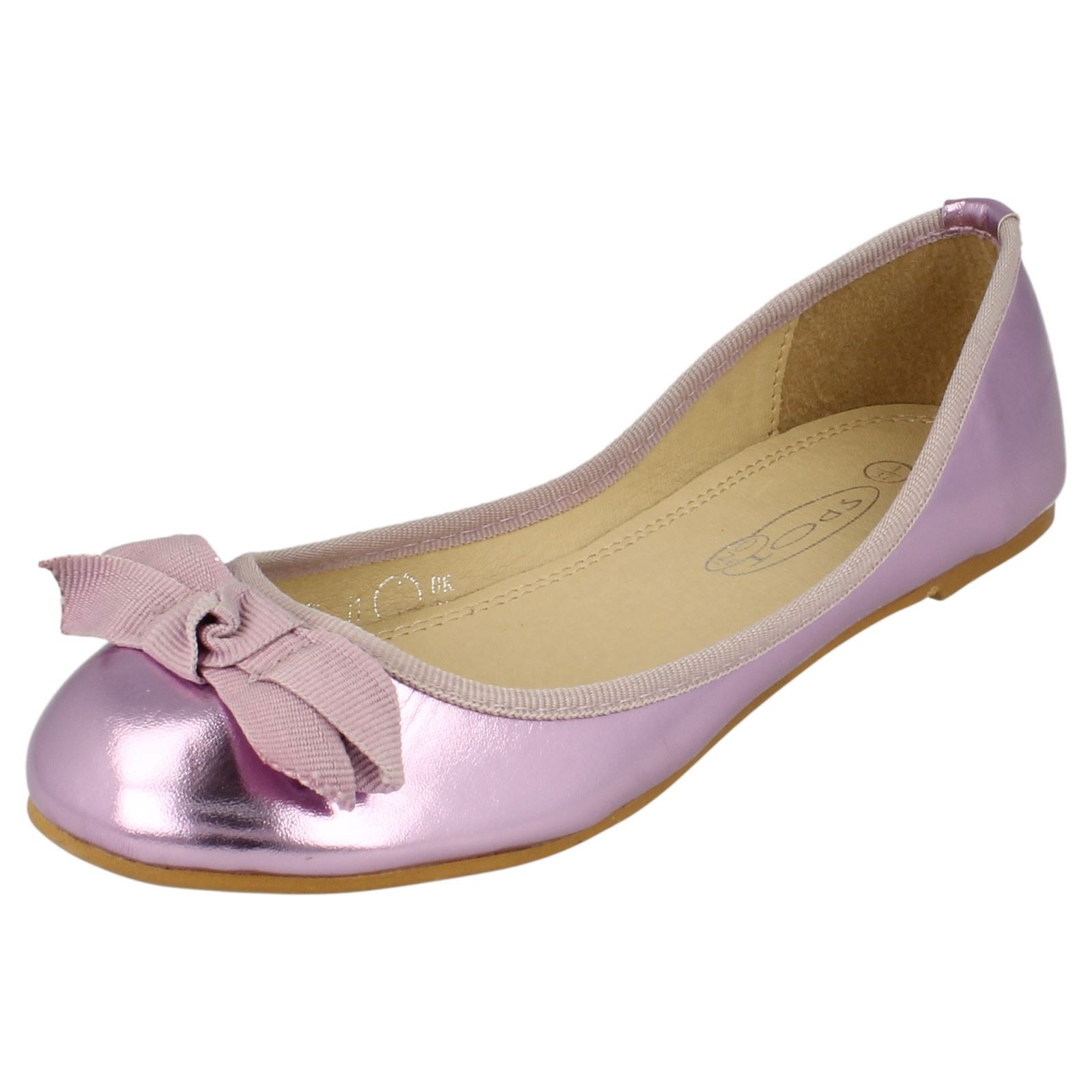 Ballerina Nastro Fiocco Vamp Scarpe donna