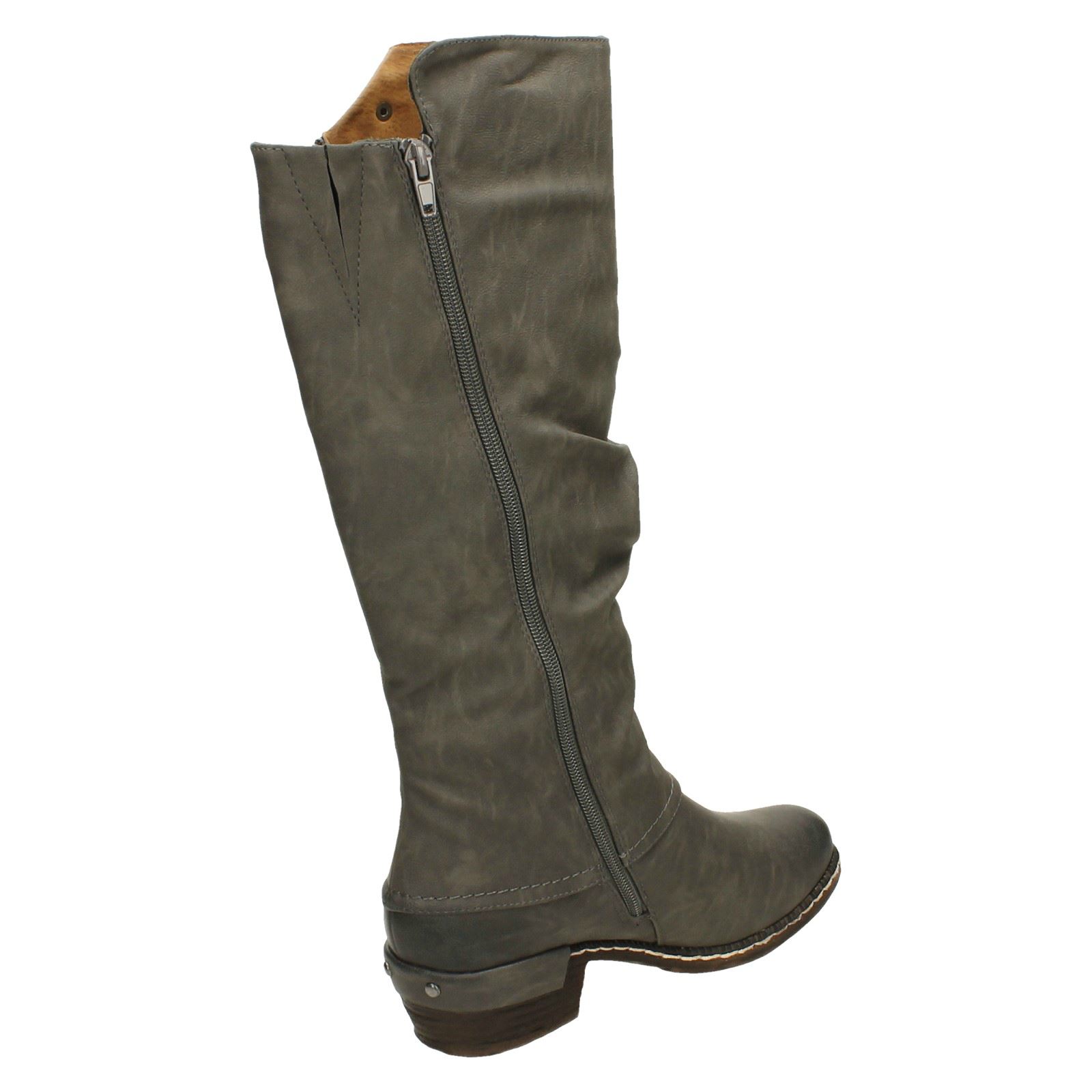 Ladies Rieker Knee High Casual Boots '93655' | eBay