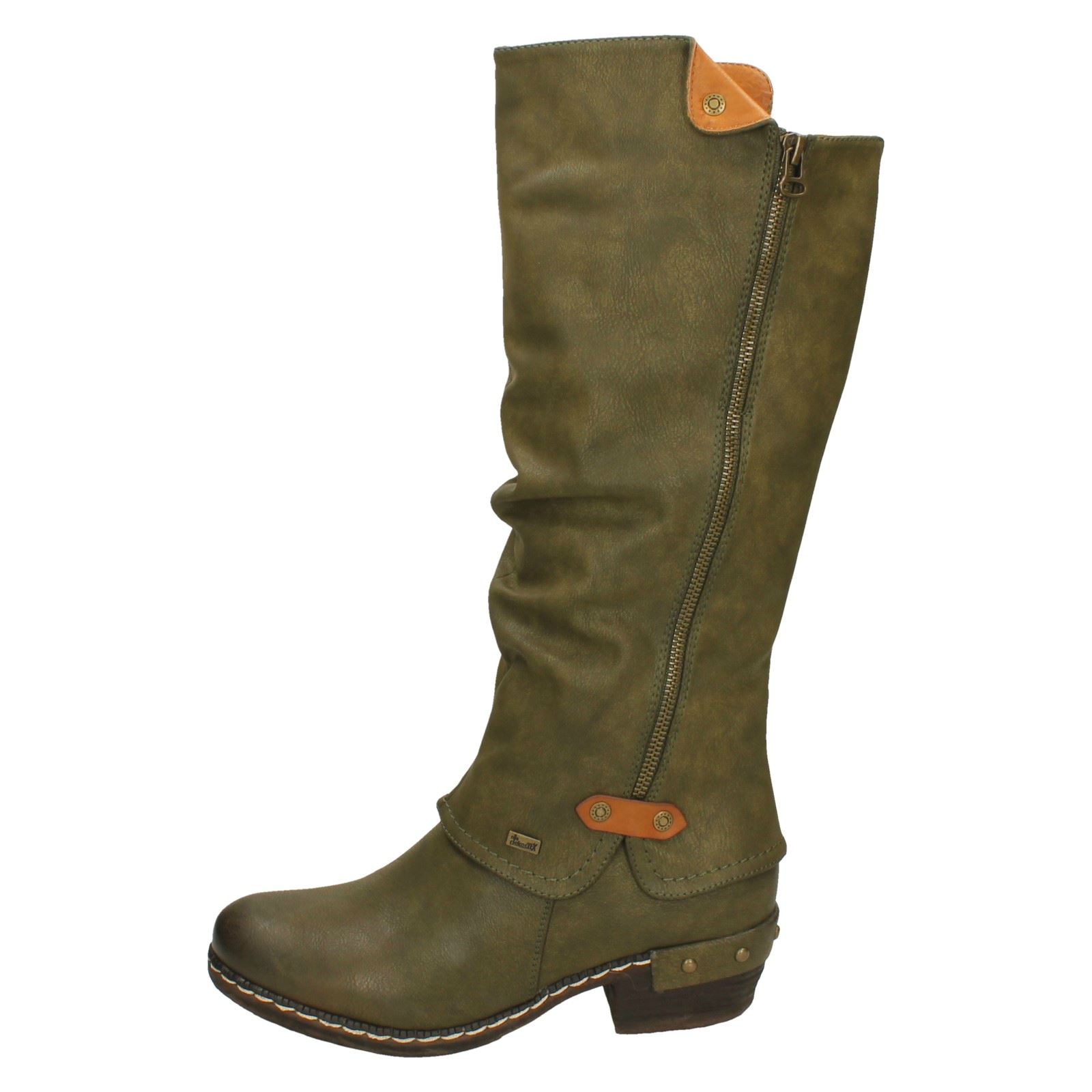 rieker knee length boots