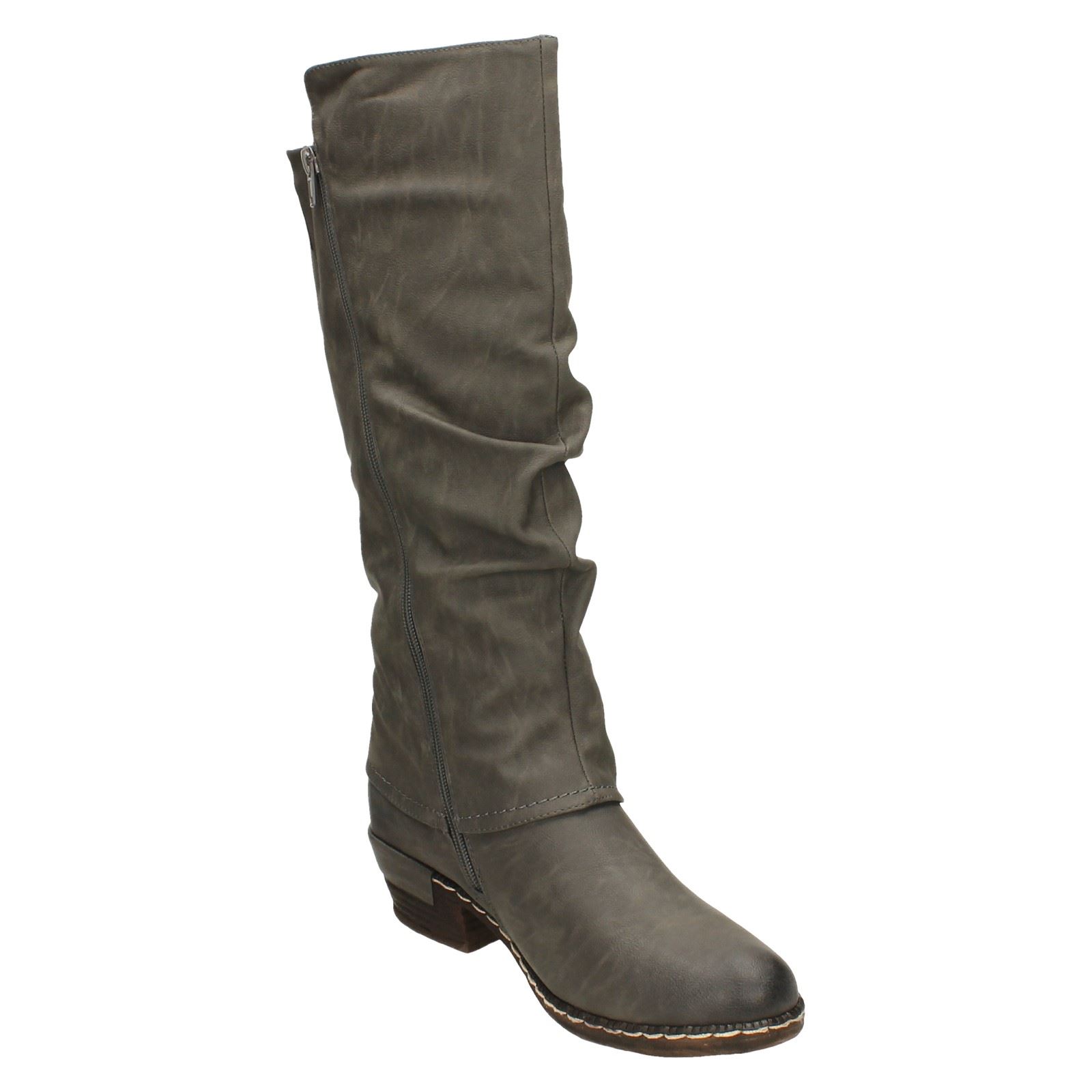 rieker knee length boots
