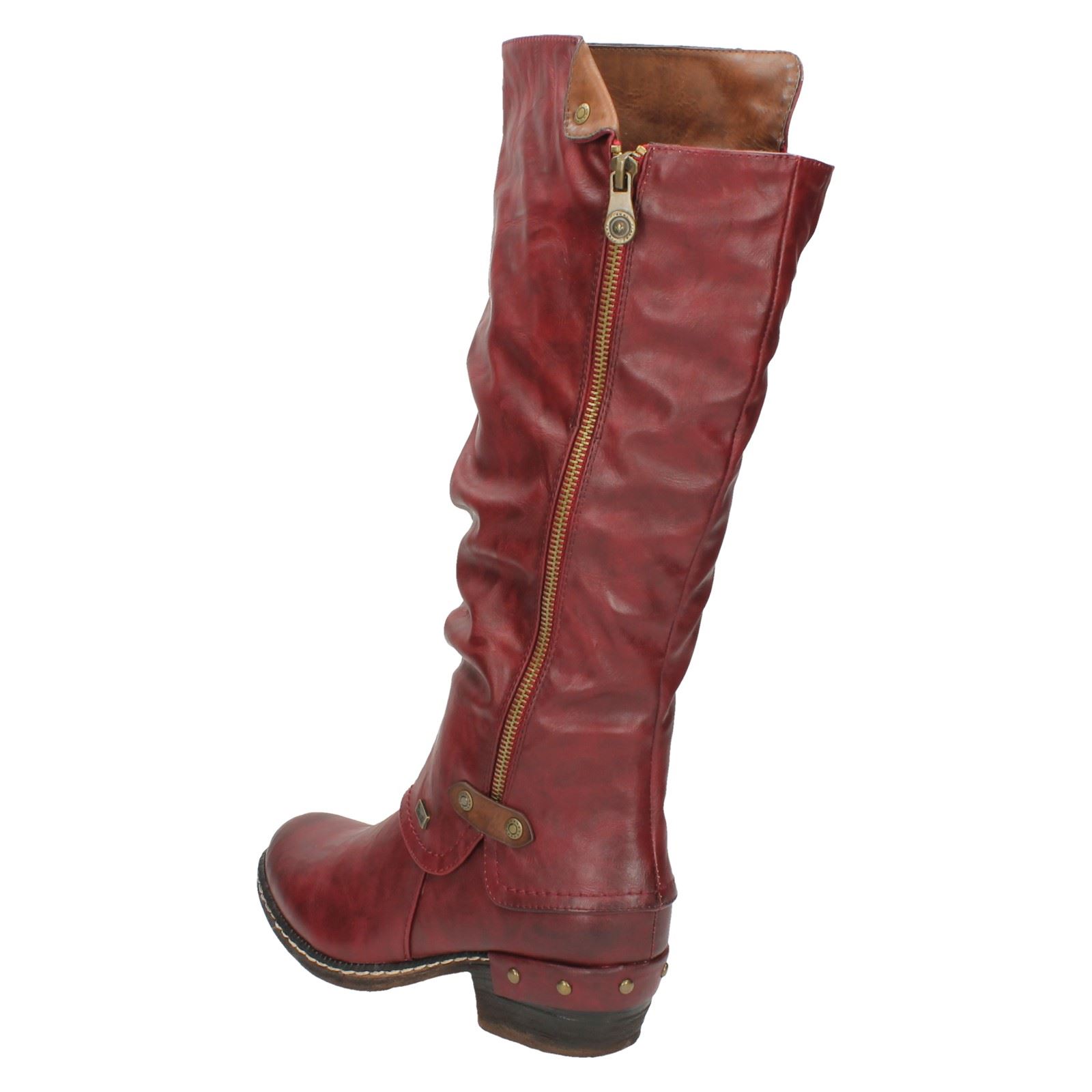 rieker knee length boots