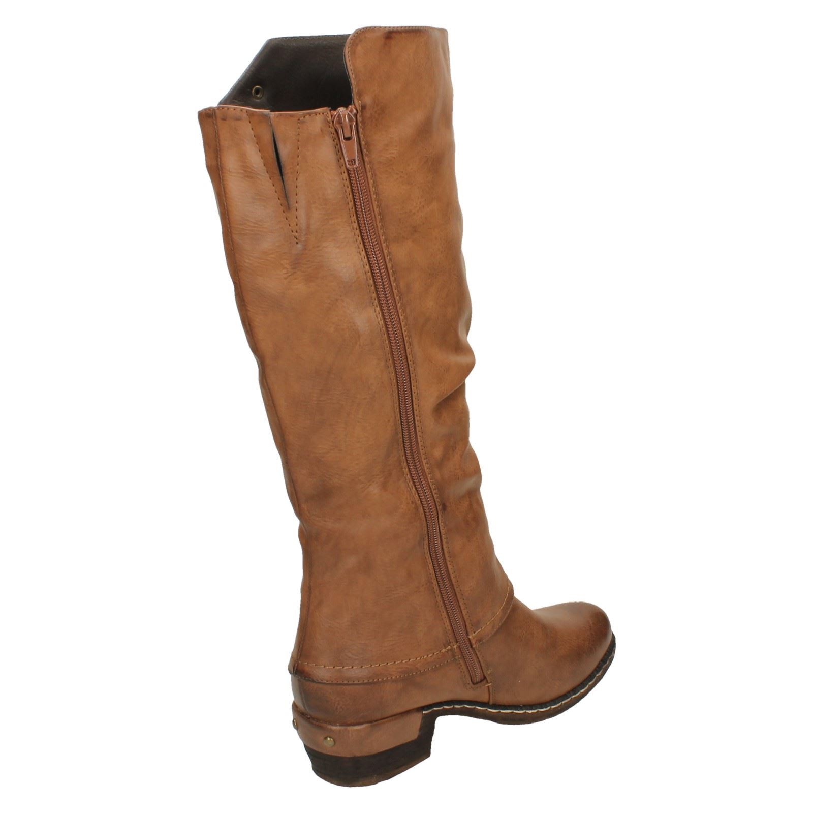 rieker knee length boots