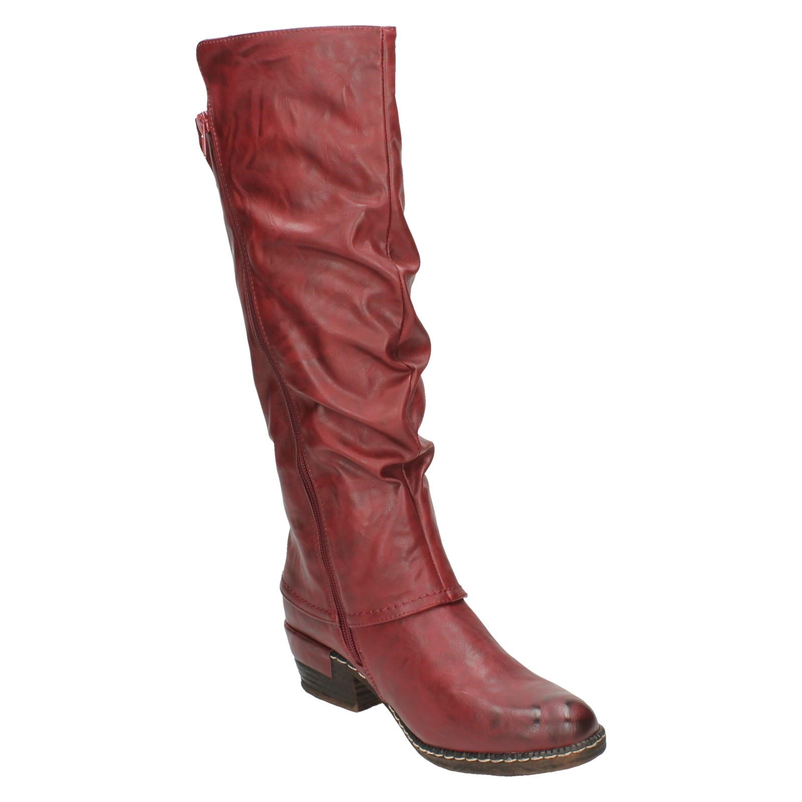 rieker knee length boots