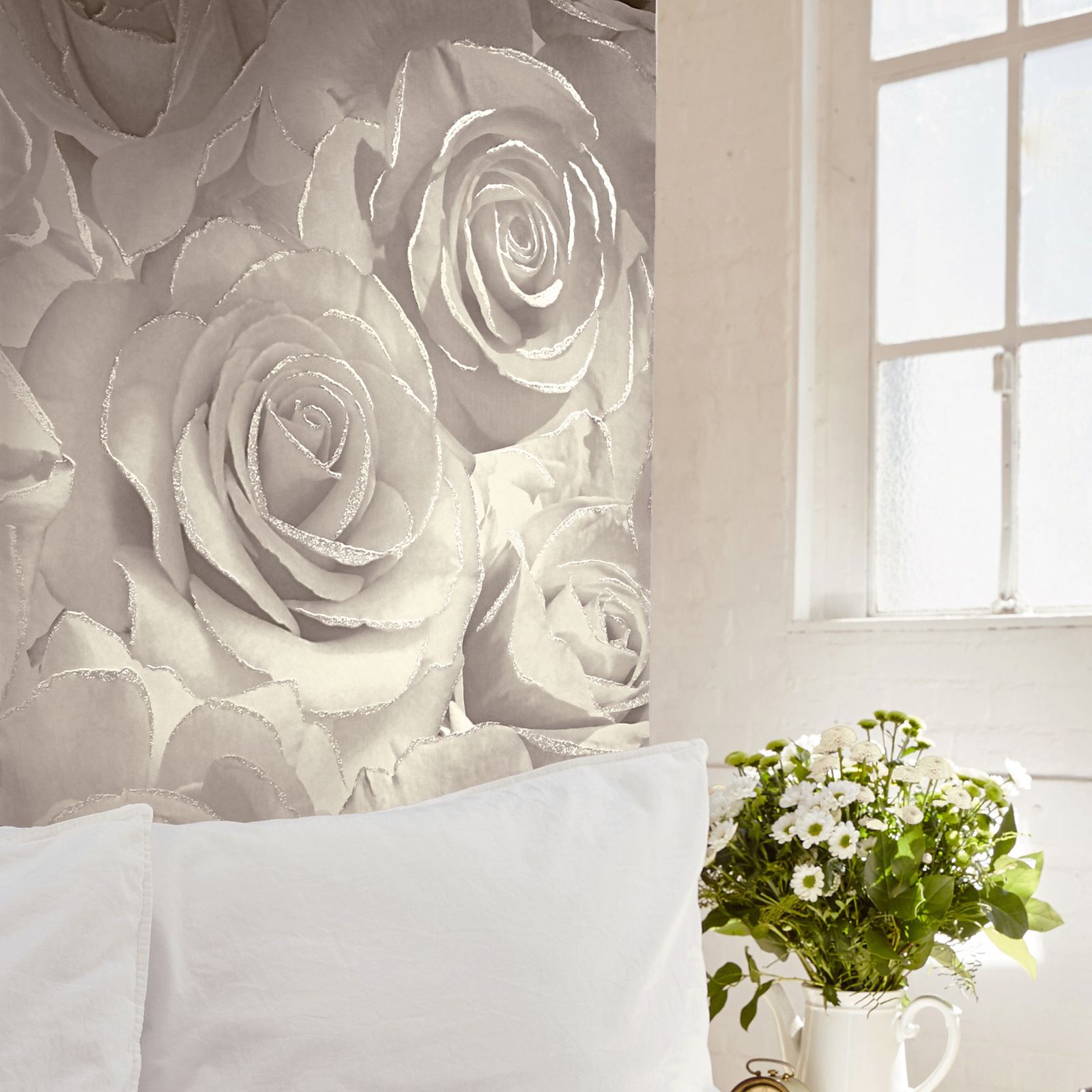 HOLDEN DECOR FLORAL PAPIER PEINT FLEURS GRIS OR ROSE Métallisé Reflets Ginkgo HOLDEN DECOR FLORAL PAPIER PEINT FLEURS GRIS OR ROSE Métallisé Reflets Ginkgo