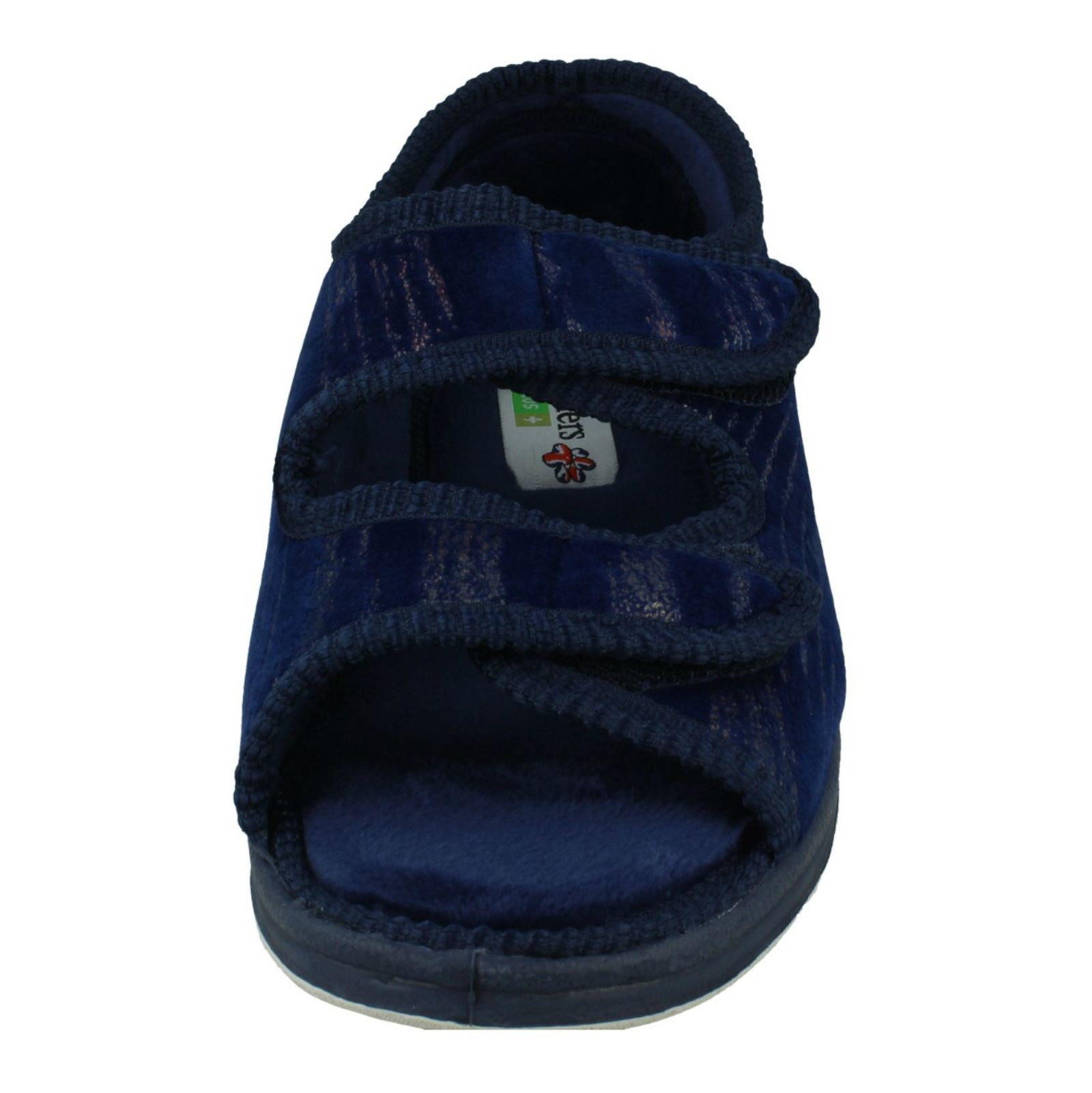 Ladies Padders Lydia Wide Fitting Open Toe Slippers | eBay