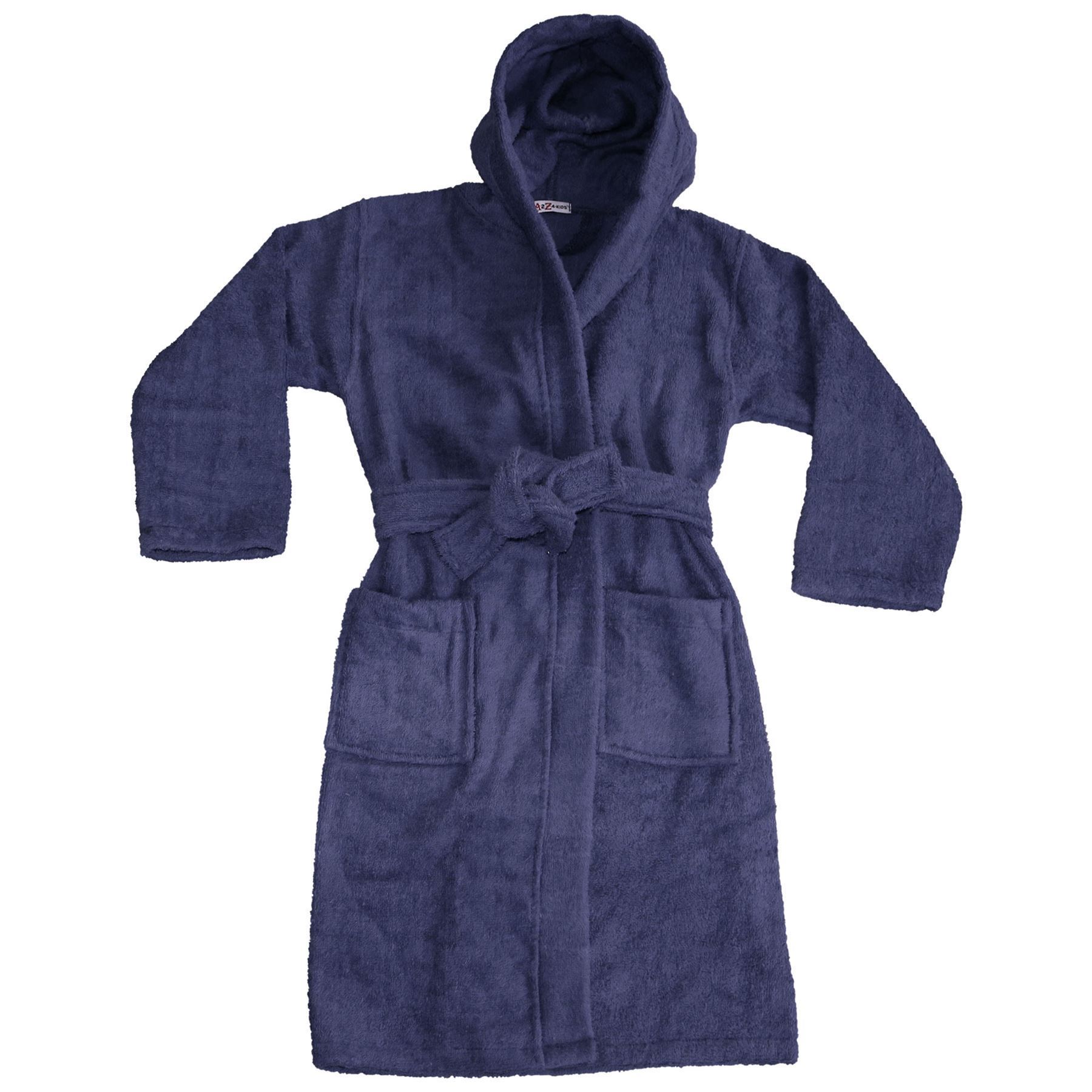 Bambini Ragazzi Ragazze 100/% Cotone Soft Stone Con Cappuccio Accappatoio Vestaglia di lusso 2-13