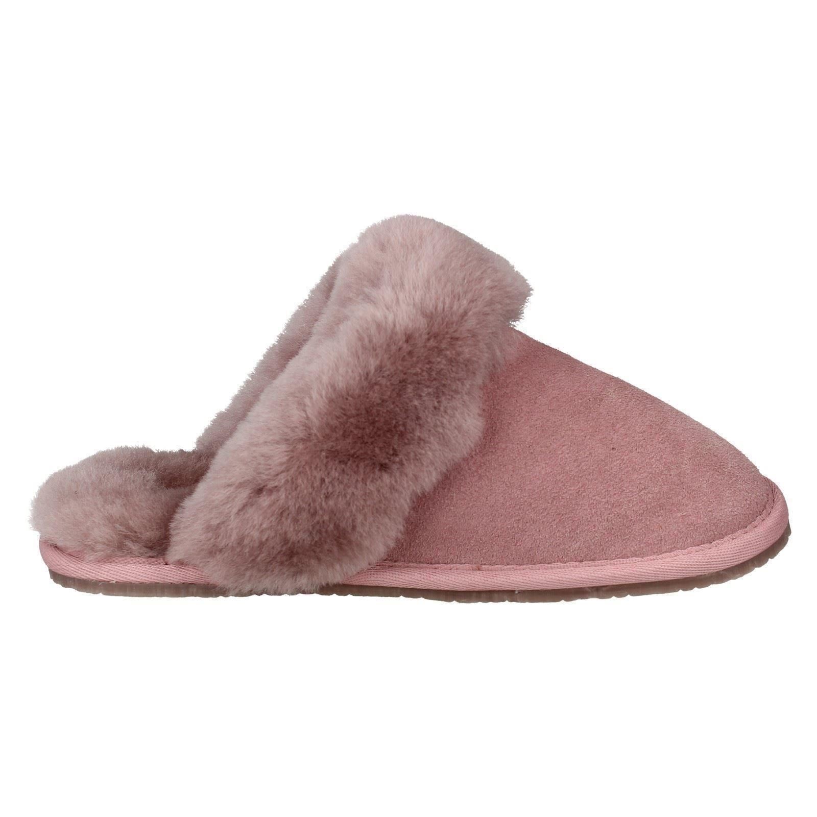 ladies grey mule slippers