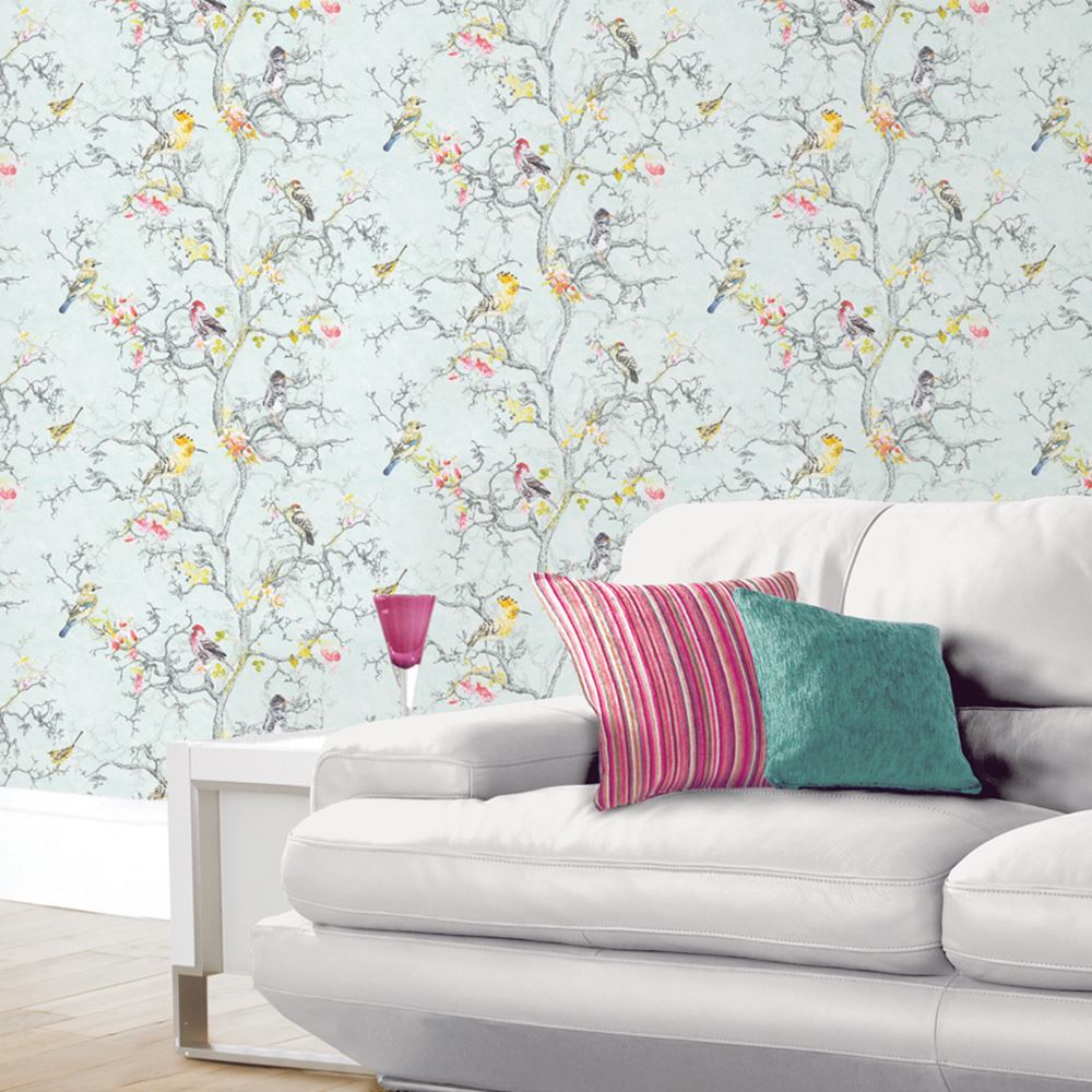 BEAUTIFUL BIRDS THEMED WALLPAPERS IN VARIOUS DESIGNS FEATURE WALL ROOM