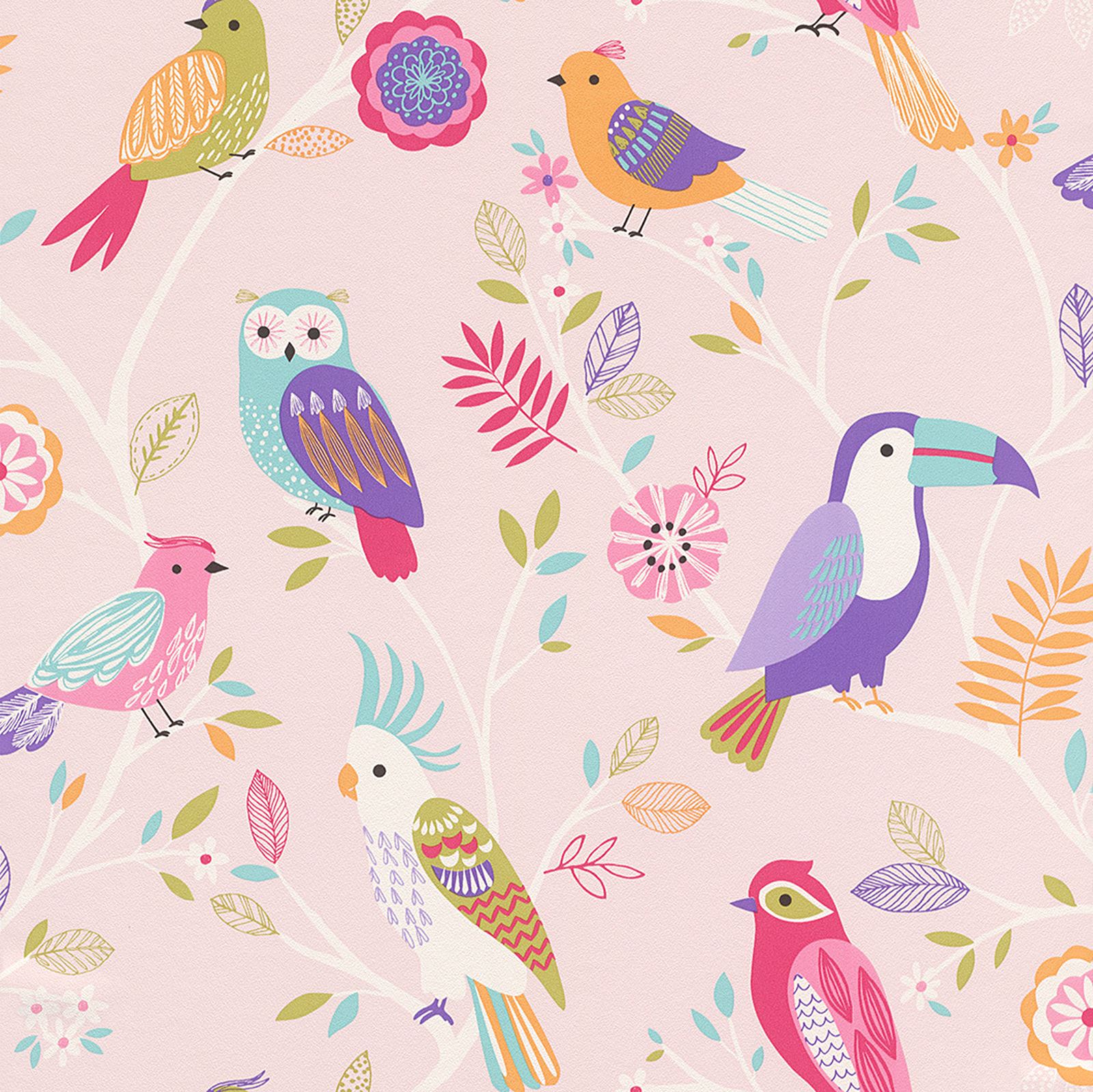 BEAUTIFUL BIRDS THEMED WALLPAPERS IN VARIOUS DESIGNS FEATURE WALL ROOM