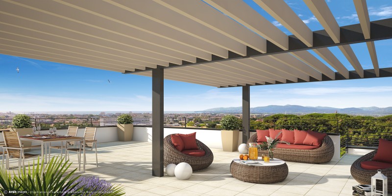 Perspective terrasse