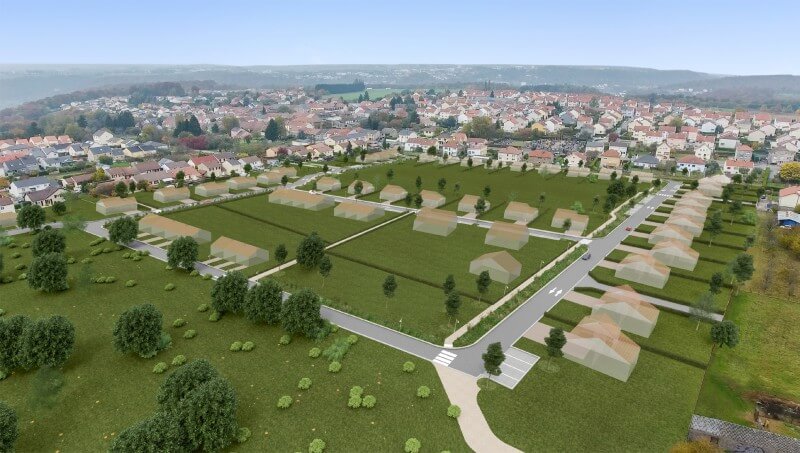 Plan LES JARDINS DE MEXY