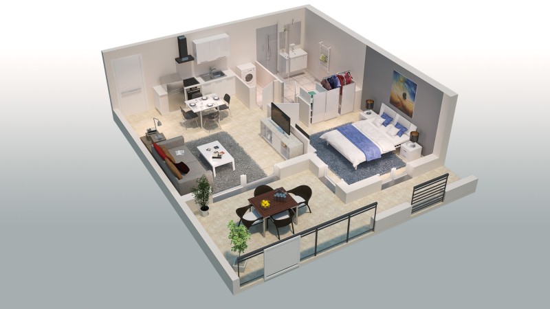 Perspective int&eacute;rieure