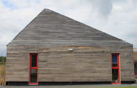 Dartington School Horizontal Cladding