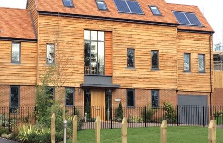 Waney Edged Larch Cladding
