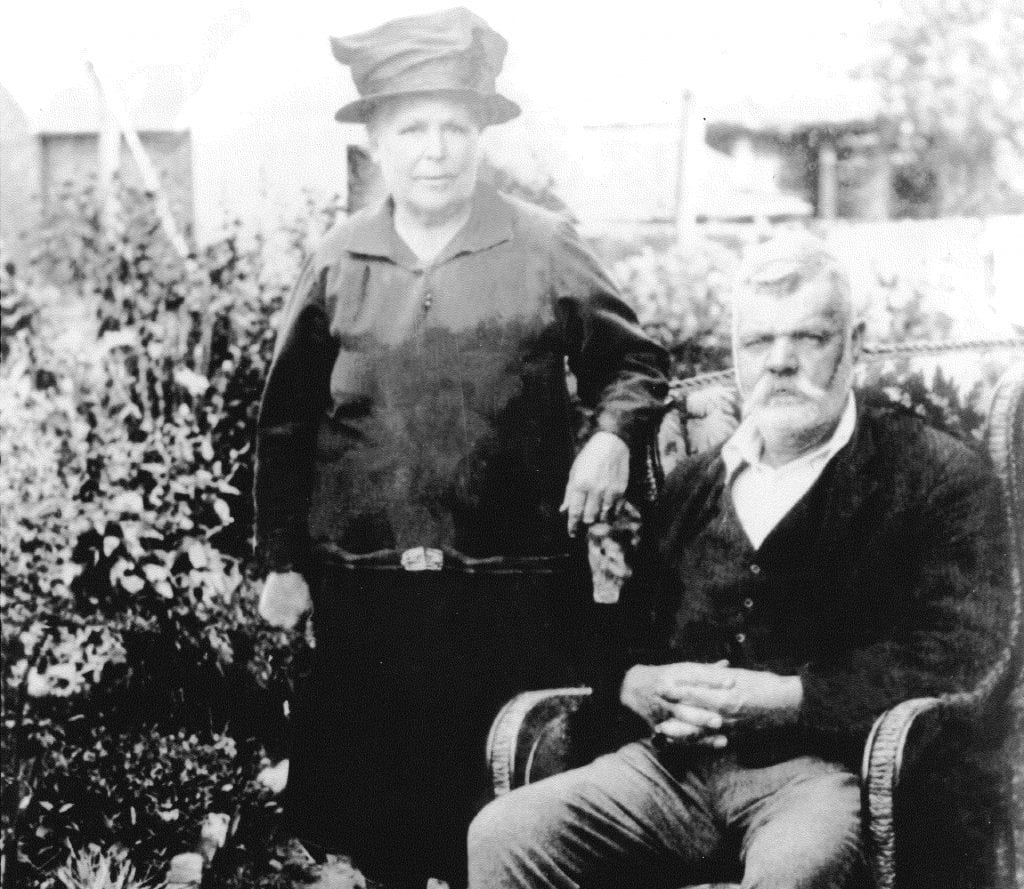 WL West & Sons Ltd's founder Walter Luke West and his wife, circa 1860.
