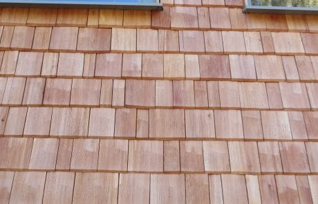 Larch shakes showing construction 2