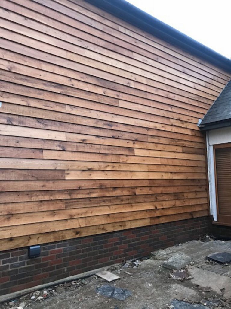 oak cladding