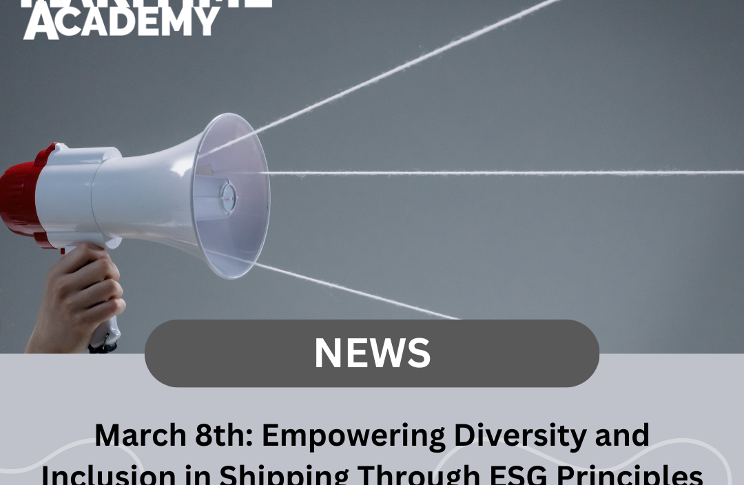 March 8th Empowering Diversity and Inclusion in Shipping Through ESG Principles