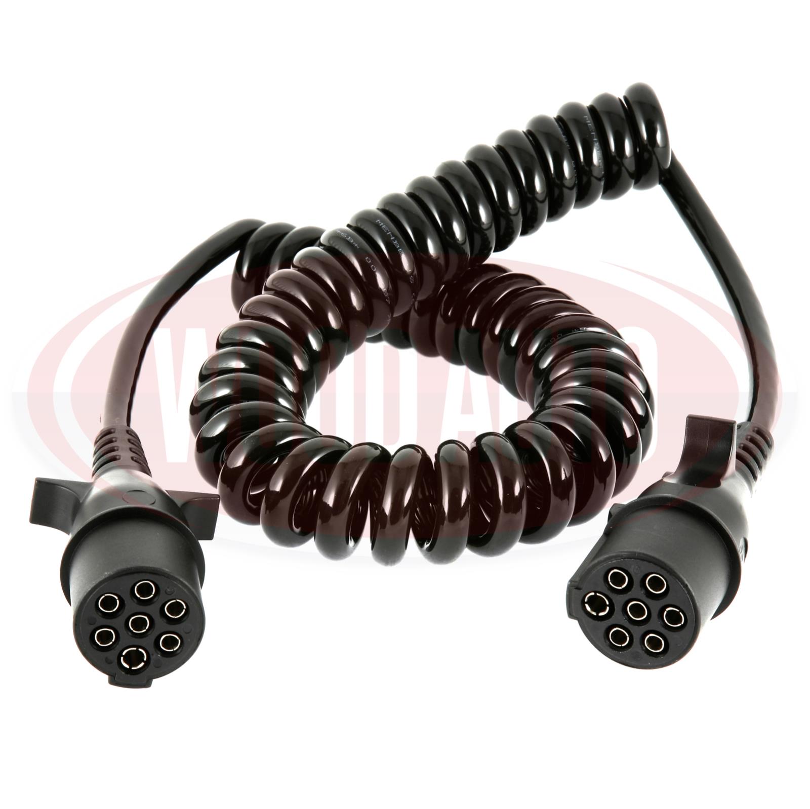 CL1101 Rubber Coil, 3.5m, 2 N plugs