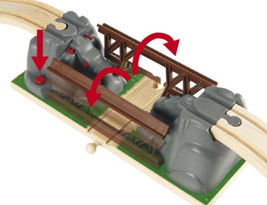 brio train set bridge