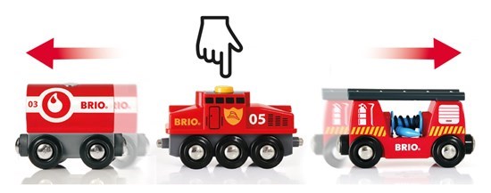 brio fire train