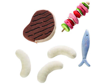 HABA - Play Food BBQ Grill Set (Fabric) 3811