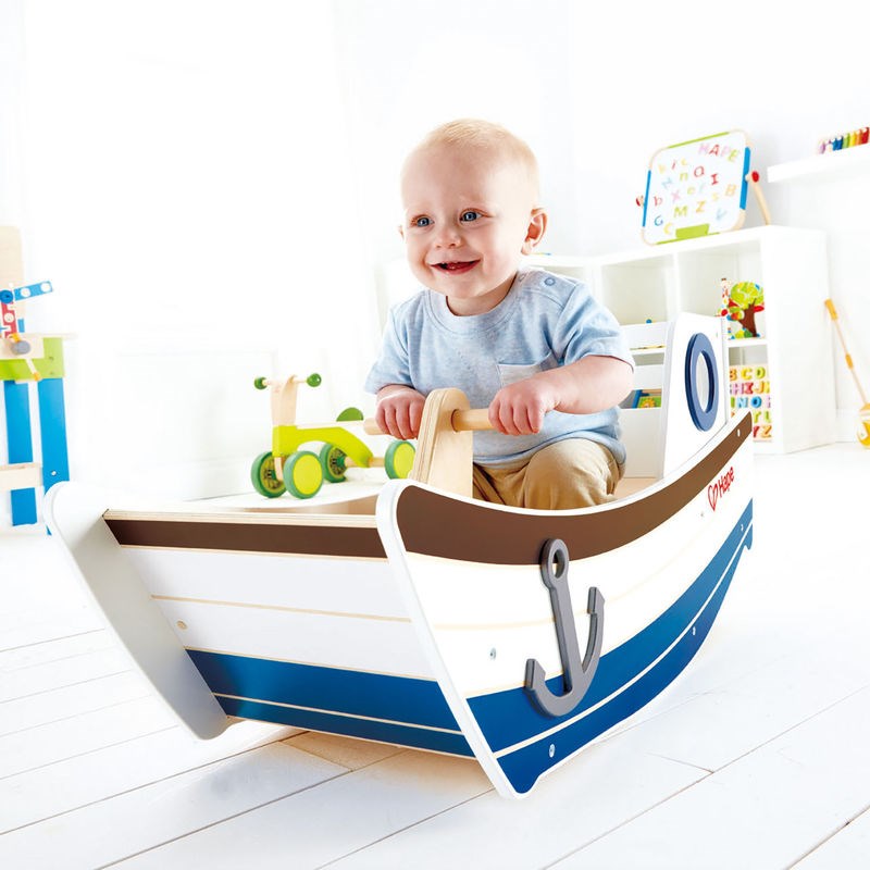 hape high seas rocker e0102 10 months