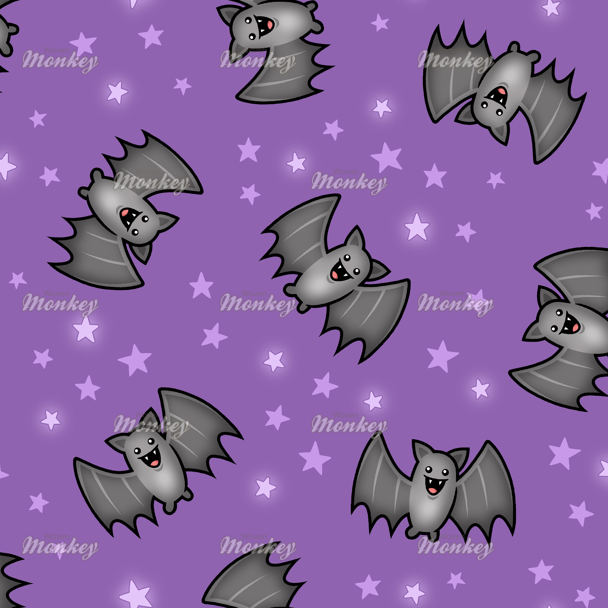 Bat Fabric Fabric Woven Monkey