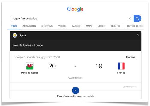 Google est devenu un moteur de réponse