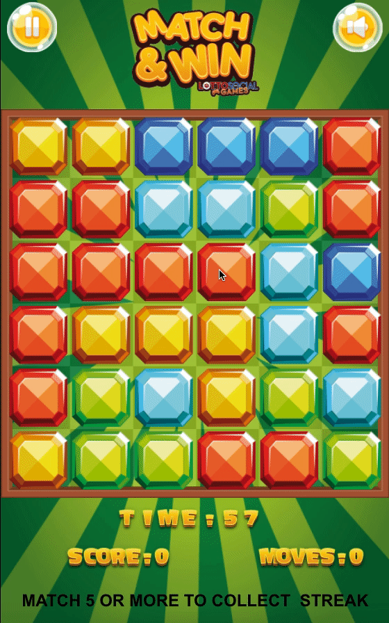 Match & Win Mini Game