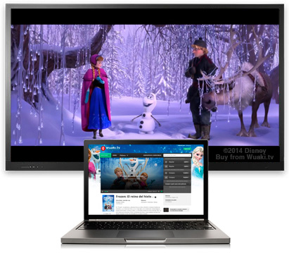 Wuaki.tv Chromecast Frozen preview